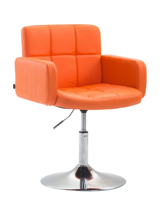 Liggestol Los Angeles imiteret læder, orange