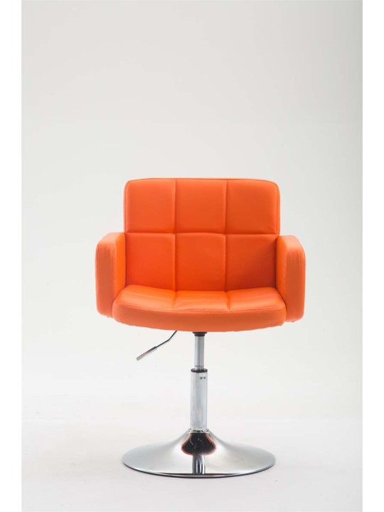 Liggestol Los Angeles imiteret læder, orange