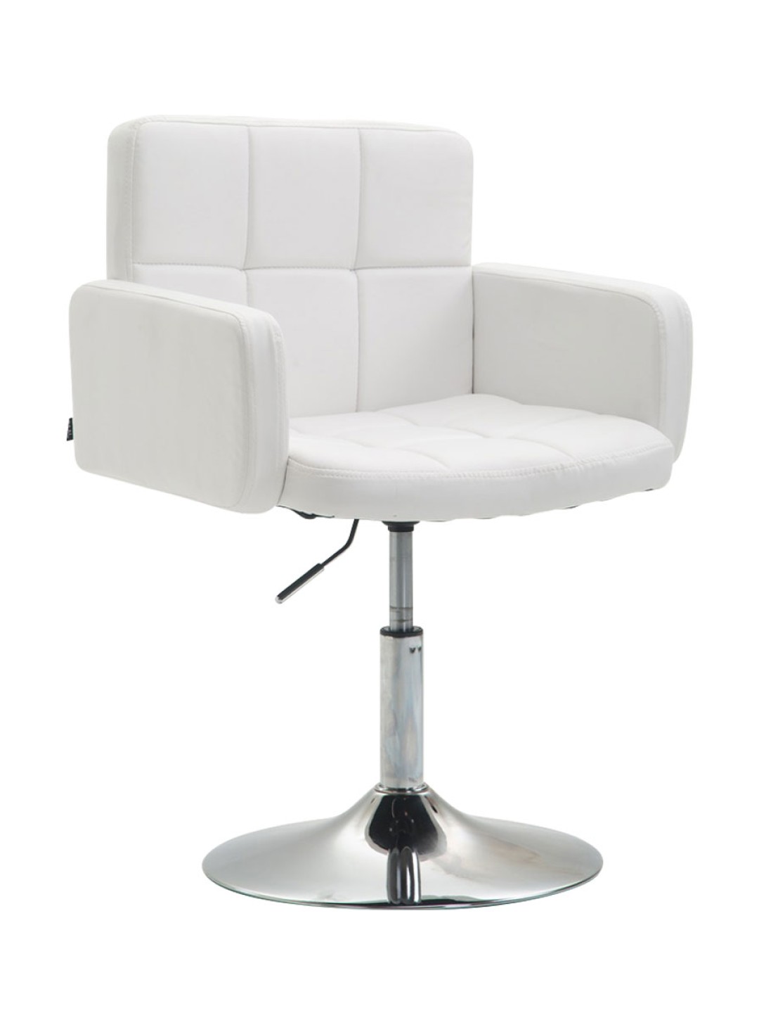 Liggestol Los Angeles imiteret læder, hvid