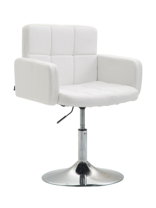 Liggestol Los Angeles imiteret læder, hvid