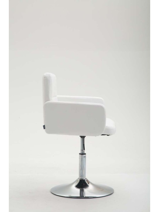 Liggestol Los Angeles imiteret læder, hvid