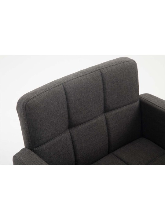 Liggestol Los Angeles stof, mørkegrå