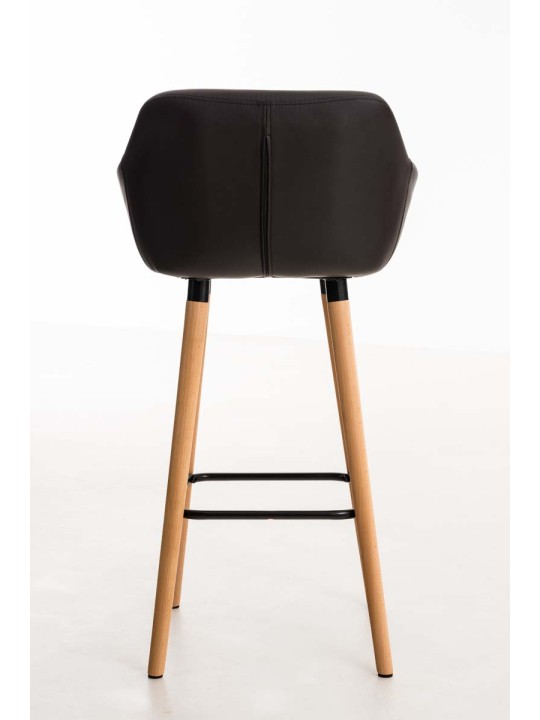 Barstol Grant imiteret læder, brun