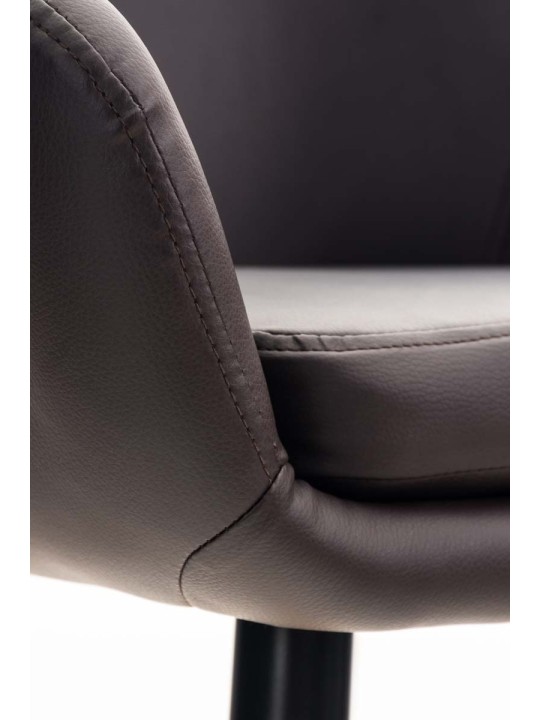 Barstol Grant imiteret læder, brun