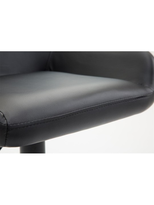 Barstol Braga imiteret læder B, sort Barstol Braga imiteret læder B, sort