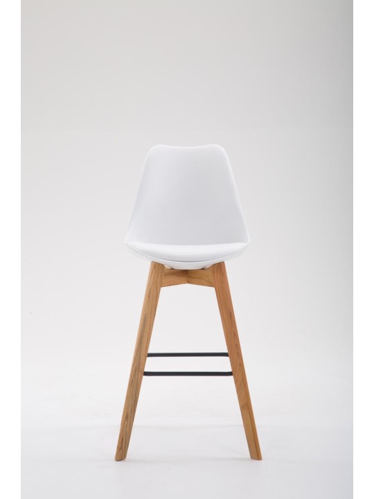 Barstol Metz plast Natura, hvid