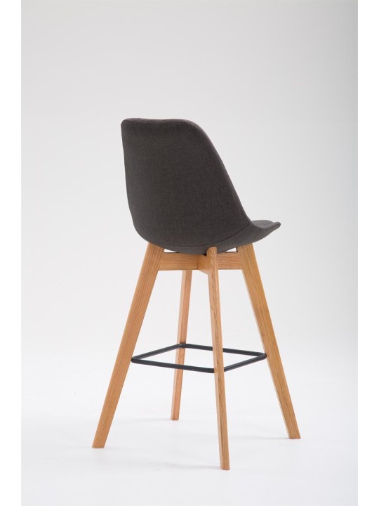 Barstol Metz stof Natura, mørkegrå