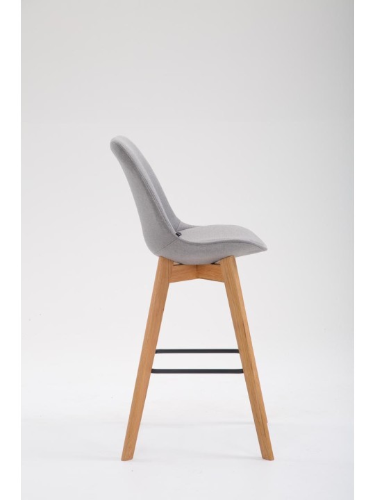 Barstol Metz stof Natura, grå