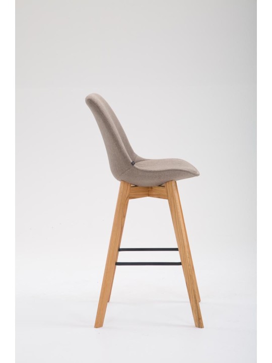 Barstol Metz stof Natura, taupe