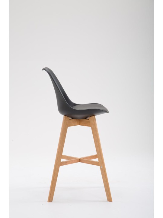 Barstol Cannes plast Natura, sort Barstol Cannes plast Natura, sort