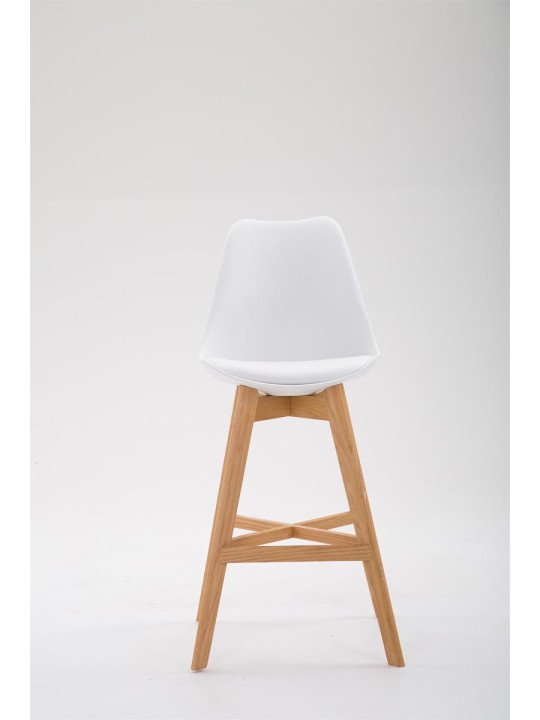 Barstol Cannes plast Natura, hvid Barstol Cannes plast Natura, hvid