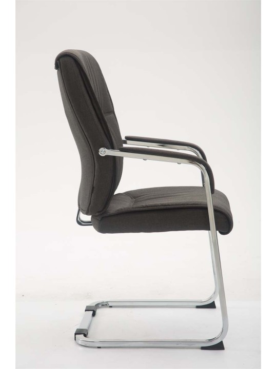 XL besøgsstol Anubis stof, mørkegrå