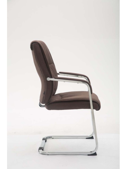 XL besøgsstol Anubis stof, brun XL besøgsstol Anubis stof, brun