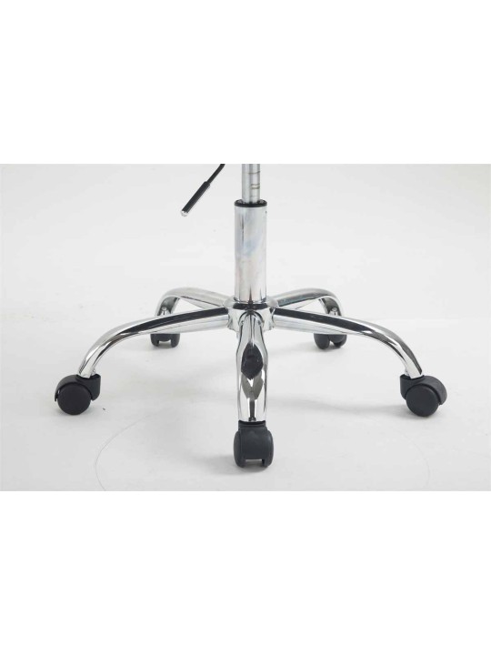 Arbejdsskammel Los Angeles imiteret læder, creme