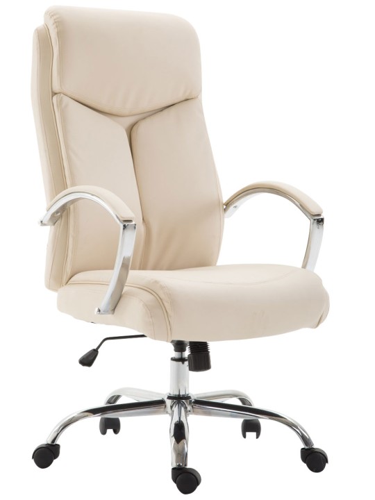 Kontorstol Vaud imiteret læder, creme Kontorstol Vaud imiteret læder, creme