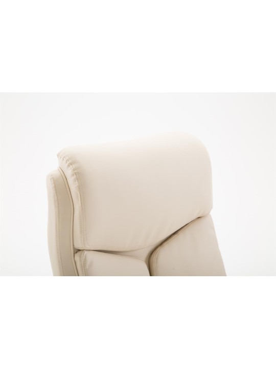 Kontorstol Vaud imiteret læder, creme Kontorstol Vaud imiteret læder, creme