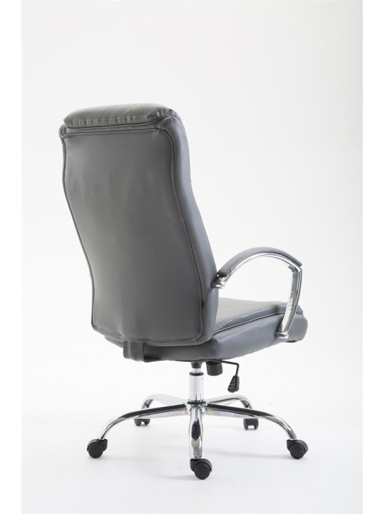 Kontorstol Vaud imiteret læder, grå