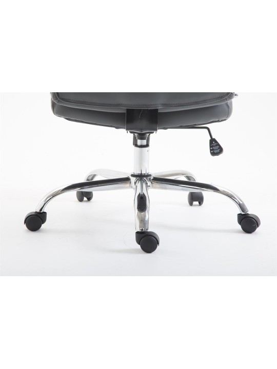 Kontorstol Vaud imiteret læder, grå