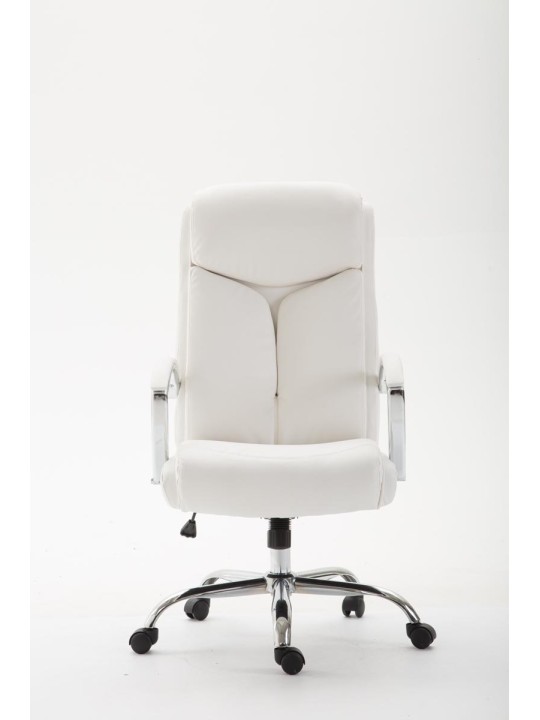Kontorstol Vaud imiteret læder, hvid Kontorstol Vaud imiteret læder, hvid