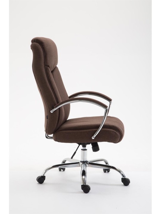 Kontorstol Vaud stof, brun