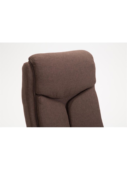 Kontorstol Vaud stof, brun