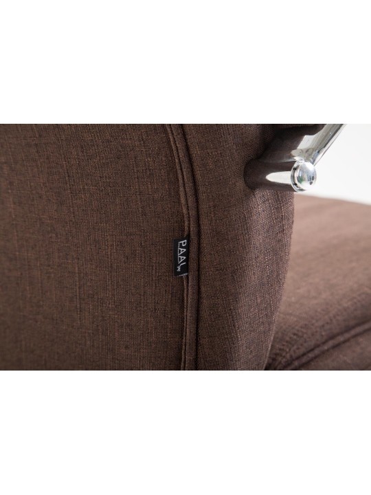 Kontorstol Vaud stof, brun