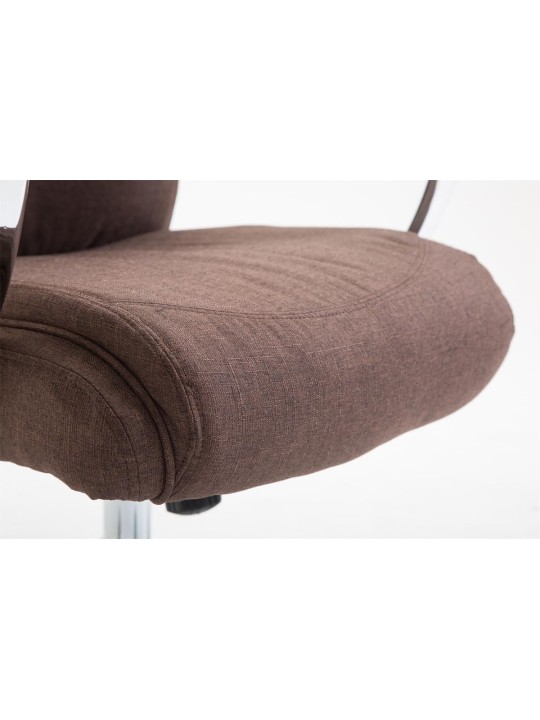 Kontorstol Vaud stof, brun