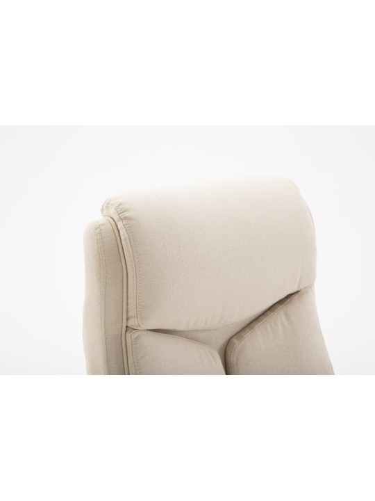 Kontorstol Vaud stof, creme