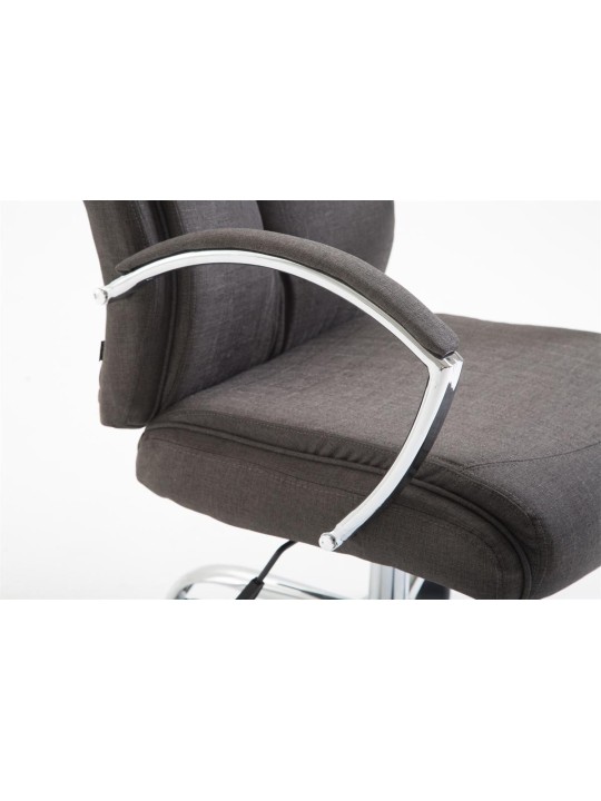 Kontorstol Vaud stof, mørkegrå