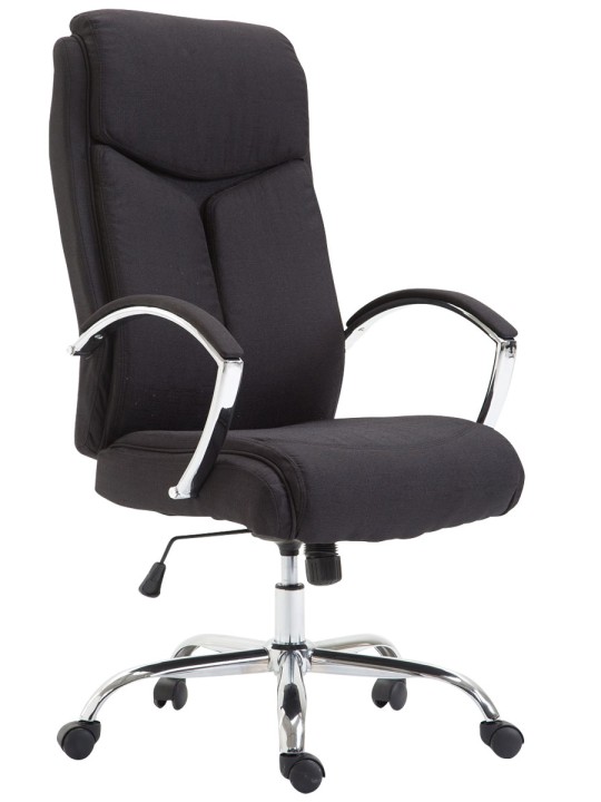 Kontorstol Vaud stof, sort