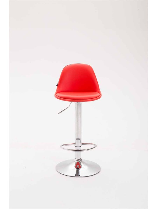 Barstol Kiel fuldpolstret kunstlæder, rød Barstol Kiel fuldpolstret kunstlæder, rød