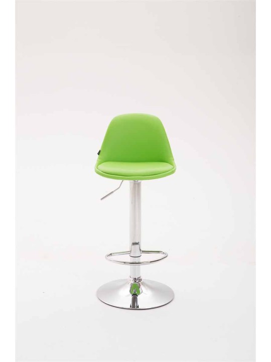 Barstol Kiel fuldpolstret kunstlæder, grøn Barstol Kiel fuldpolstret kunstlæder, grøn