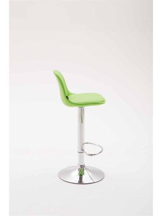 Barstol Kiel fuldpolstret kunstlæder, grøn Barstol Kiel fuldpolstret kunstlæder, grøn