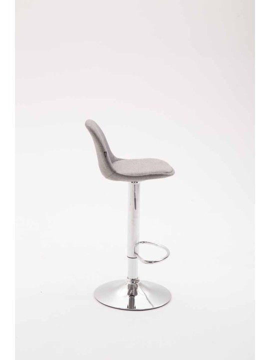 Barstol Kiel stof, grå