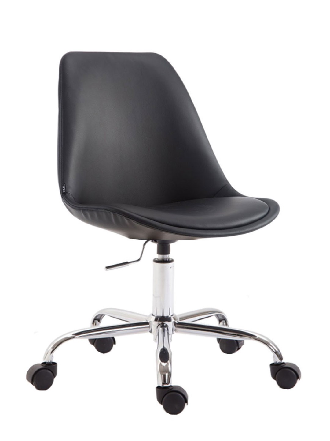 Kontorstol Toulouse imiteret læder, sort