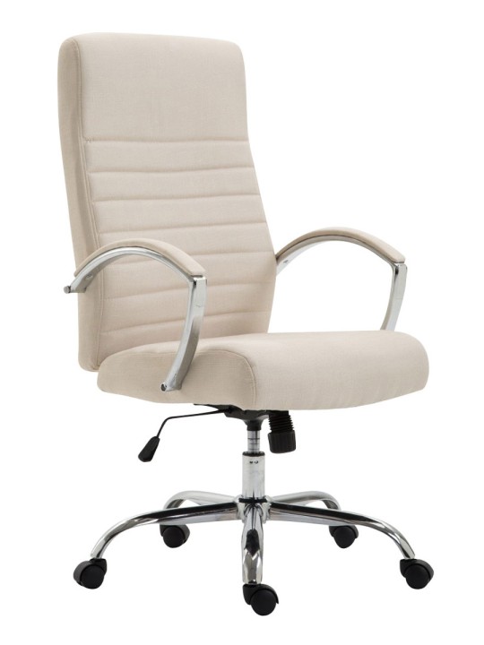 Kontorstol Valais stof, creme