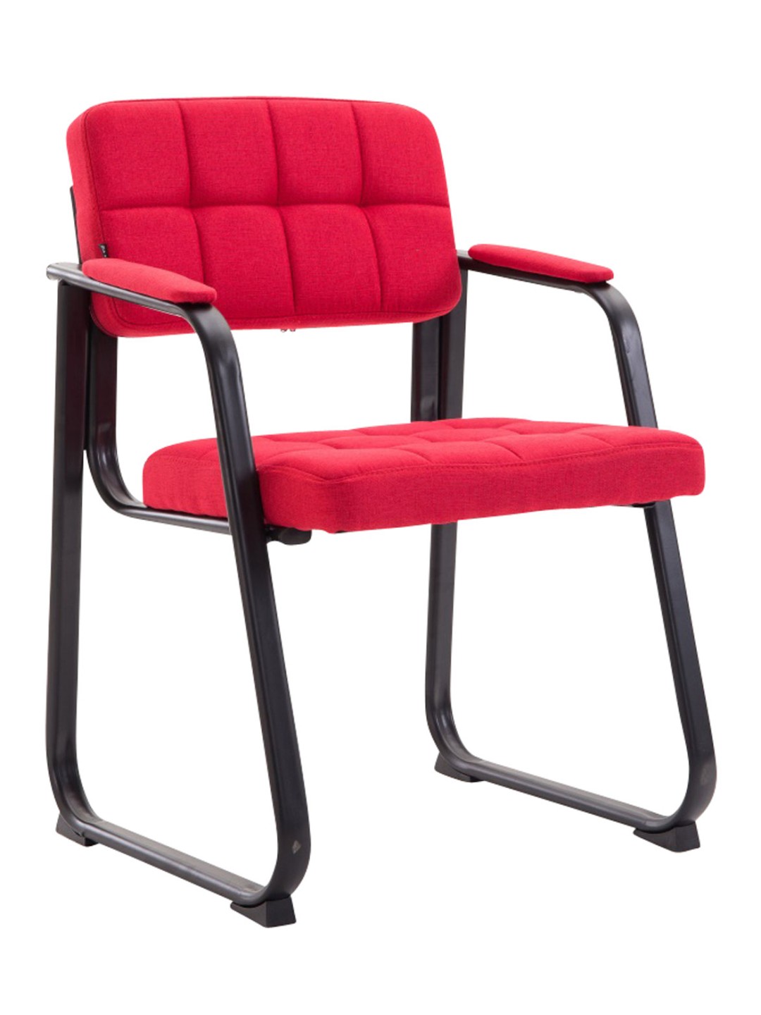 Besøgsstol Canada B stof, rød