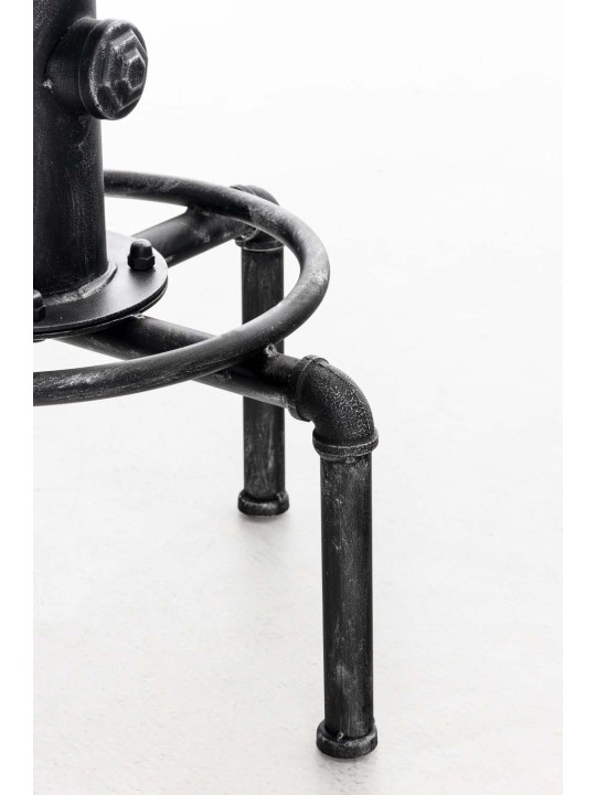 Barstol Lumos, træ, antik sølv