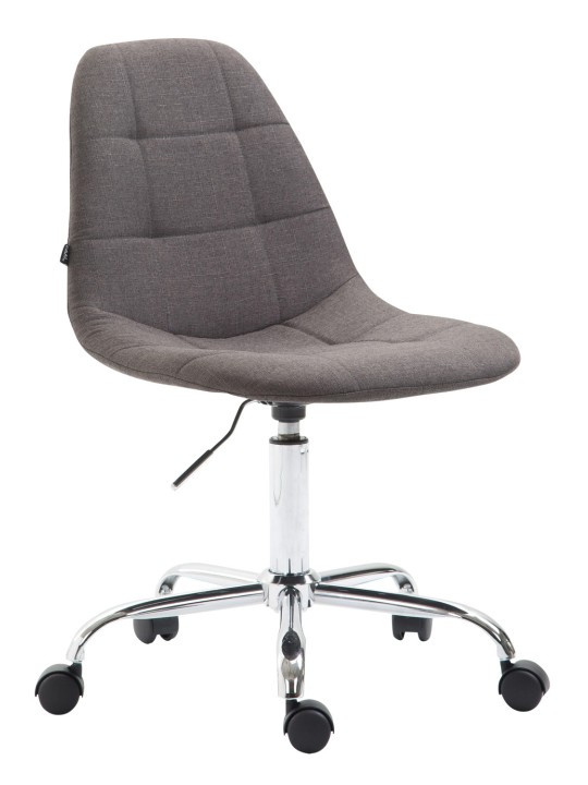 Kontorstol Reims stof, mørkegrå