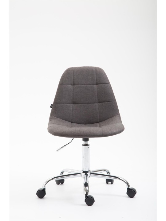 Kontorstol Reims stof, mørkegrå
