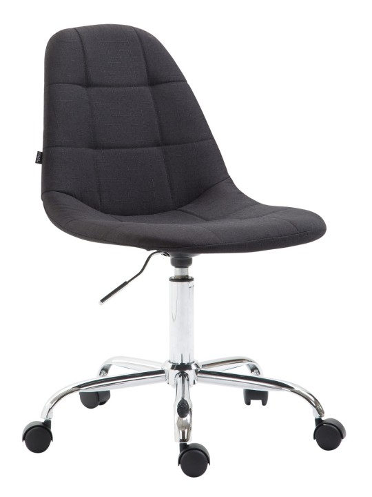 Kontorstol Reims stof, sort