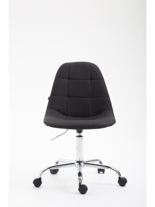 Kontorstol Reims stof, sort