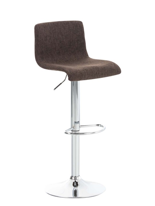 Barstol Hoover stof C, brun
