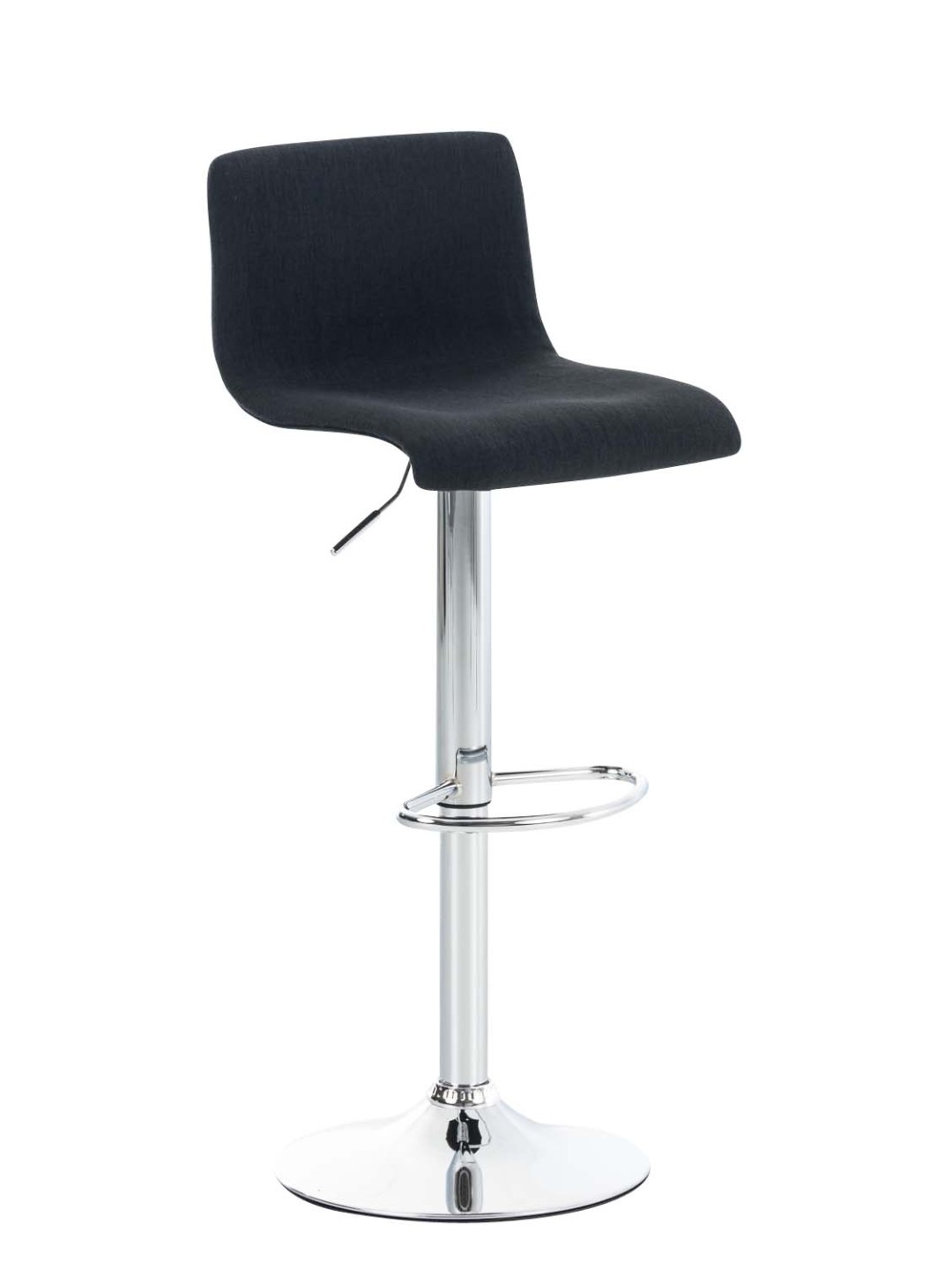 Barstol Hoover stof C, sort