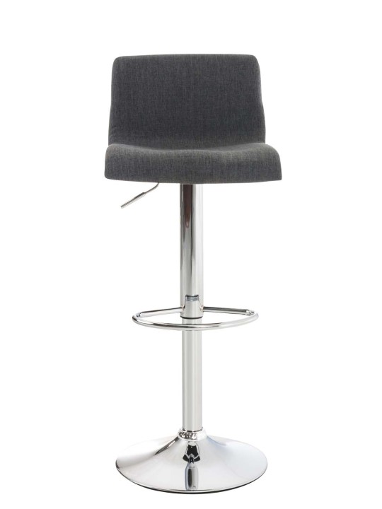 Barstol Hoover stof C, mørkegrå