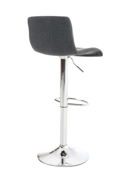 Barstol Hoover stof C, mørkegrå