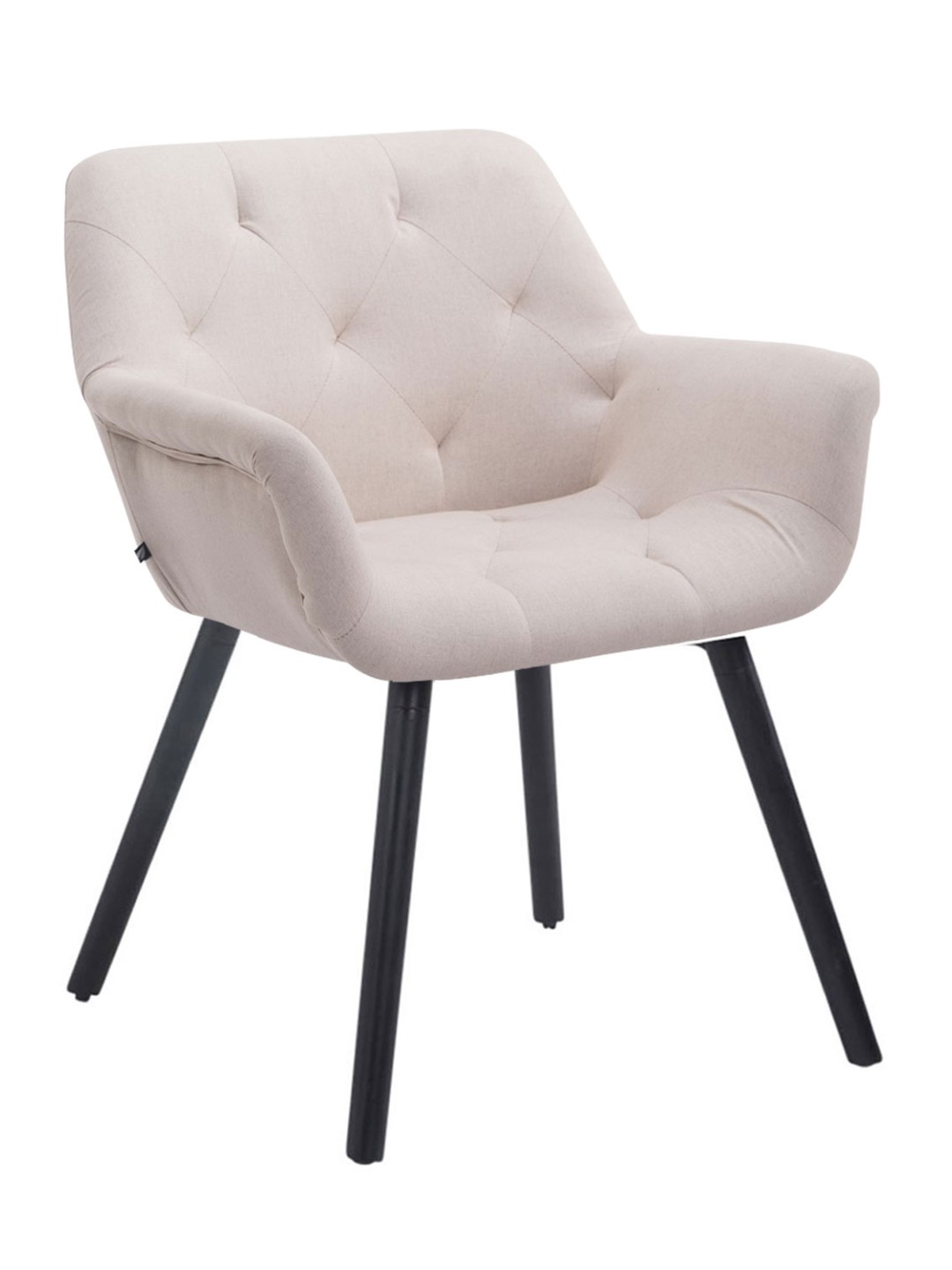 Besøgsstol Cassidy stof, beige