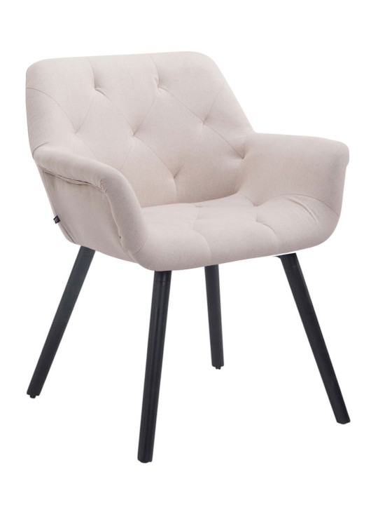 Besøgsstol Cassidy stof, beige
