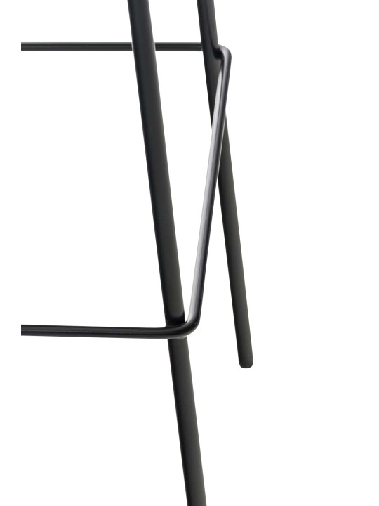 Barstol Hoover stof 4 fods stel, creme Barstol Hoover stof 4 fods stel, creme