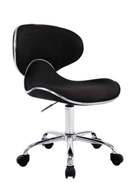 Arbejdsskammel Las Vegas V2 stof, sort